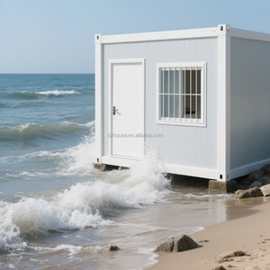 Maison modulaire préfabriquée en conteneur certifiée CE pour hôtel de vacances et villa, avec matériaux écologiques et panneaux solaires - Product Image 2