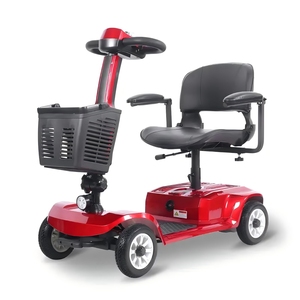2024 Silla <span class=keywords><strong>de</strong></span> freno eléctrica plegada <span class=keywords><strong>de</strong></span> fábrica <span class=keywords><strong>de</strong></span> China Scooter <span class=keywords><strong>de</strong></span> 4 ruedas para adultos Walker Rollator - Product Image 3