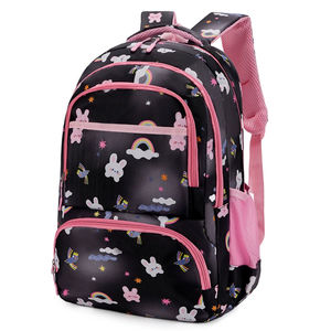 กระเป๋าเป้สะพายหลังลายพิมพ์สาวเกาหลีสไตล์เซ็กซี่สีชมพูสำหรับนักเรียนวัยรุ่น - Product Image 3