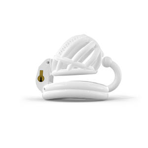 Dispositivo de castidad masculina Cage Master Series Bloqueo restrictivo detenido con anillo de 4 bases - Product Image 4