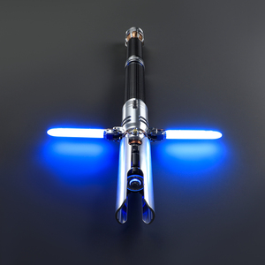 <span class=keywords><strong>Sabre</strong></span> <span class=keywords><strong>laser</strong></span> Nexussabers <span class=keywords><strong>Cal</strong></span> Kestis Crossguard à changement de couleur infini, poignée métallique, mouvement fluide, <span class=keywords><strong>sabre</strong></span> croisé pour cosplay et jouet de film - Product Image 4