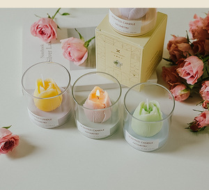 Velas Aromáticas de Lujo con Forma Floral para el Día de la Madre, Velas de Cera de Soya en Frascos de Vidrio para Regalos y Aromatización del Hogar - Product Image 5
