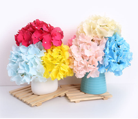 Fleur décorative colorée en soie artificielle, hydrangea pour bricolage, décoration murale d'arche de mariage ou de fête à domicile