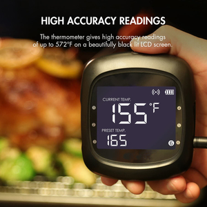 Hypersynes <strong>Suppliers</strong> Wireless Bluetooth Digital Meat Food <strong>BBQ</strong> <strong>Thermometer</strong> for Cooking Pro-05 - Product Image 4