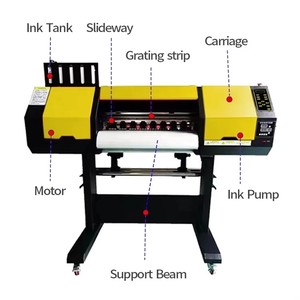 High Speed New Siman SM30 UV Double Head Automatic Flatbed DTF All-in-one <b>Printer</b> 60cm Portable Multicolor Clothes Industrial - Product Image 2