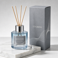 Flacon diffuseur en verre vide de 50 ml avec col à vis pour emballage de diffuseur à bâtonnets