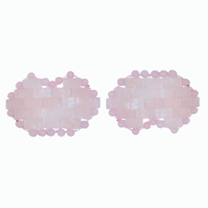Natural 100% Rose Quartz Face <b>Eye</b> Massage Anti Puffiness Jade <b>Eye</b> <b>Mask</b> - Product Image 3