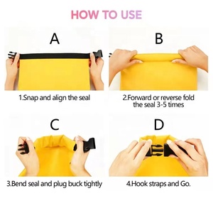 2L 5l 10l 15l 20l महासागर पैक वाटरप्रूफ सूखी थैला तैरता हुआ तैराकी बोटिंग के लिए - Product Image 4