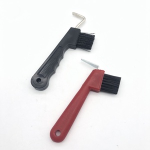 Kit per la pulizia dei cavalli con accessori per cavalli in plastica morbida tra cui pettine al Curry e spazzola per la toelettatura - Product Image 4