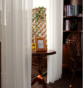 Rideaux Xinlan <span class=keywords><strong>pas</strong></span> chers, rideaux de base Victoria, rideaux de fenêtre, rideaux blancs transparents pour la cuisine, la chambre à coucher - Product Image 3