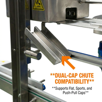 Machine de remplissage et de bouchage automatique de bouteilles en PET et en verre pour eau potable pure, avec servomoteur de haute précision