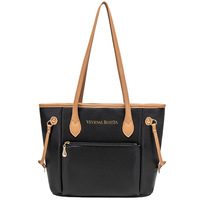 Bolsos de mano de PU texturizado para mujer, bolsos de hombro de gran capacidad con múltiples bolsillos y bolsillo con cremallera para el viaje diario