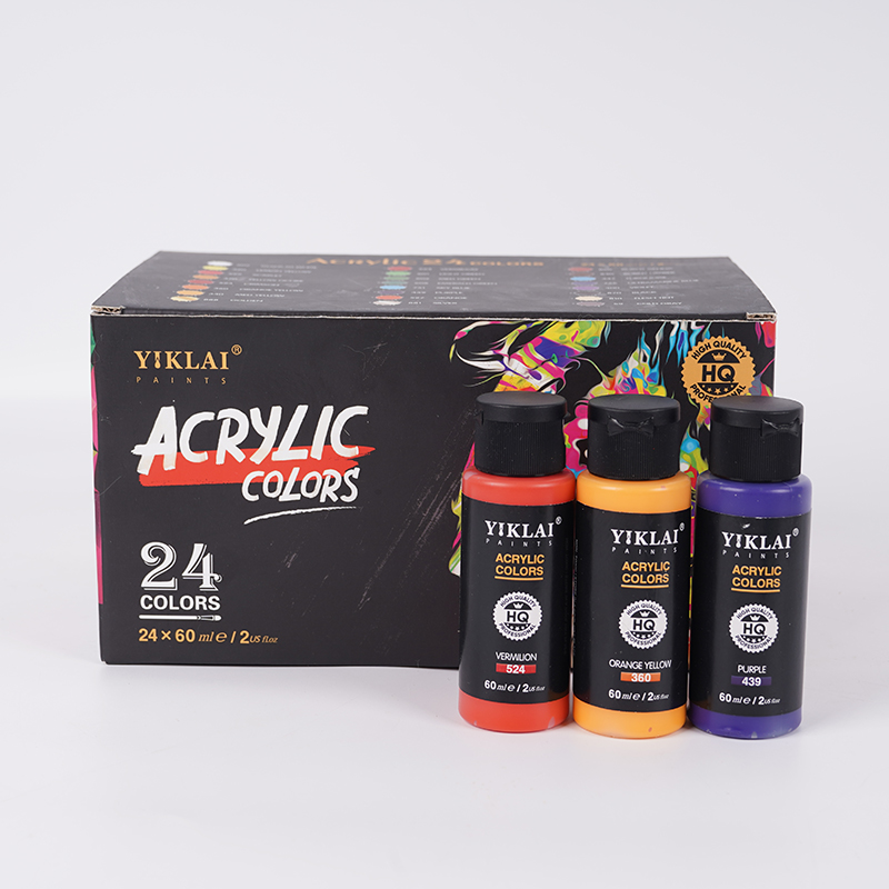 24 цвета 60 мл Заказная художника акриловая краска купить плотные тяжелые премиум класса, акриловая краска