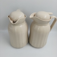 Bouteille isotherme personnalisée avec couvercles, poignée thermique, carafe à café et à eau portable 1,0 L, bouteille d'eau chaude anti-fuite, écologique