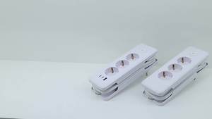 مقبس كهربائي أوروبي DE <span class=keywords><strong>PL</strong></span> بـ 8 خطوط مع منفذ USB للشحن السريع، مقبس منزلي عالي الجودة - Product Image 3