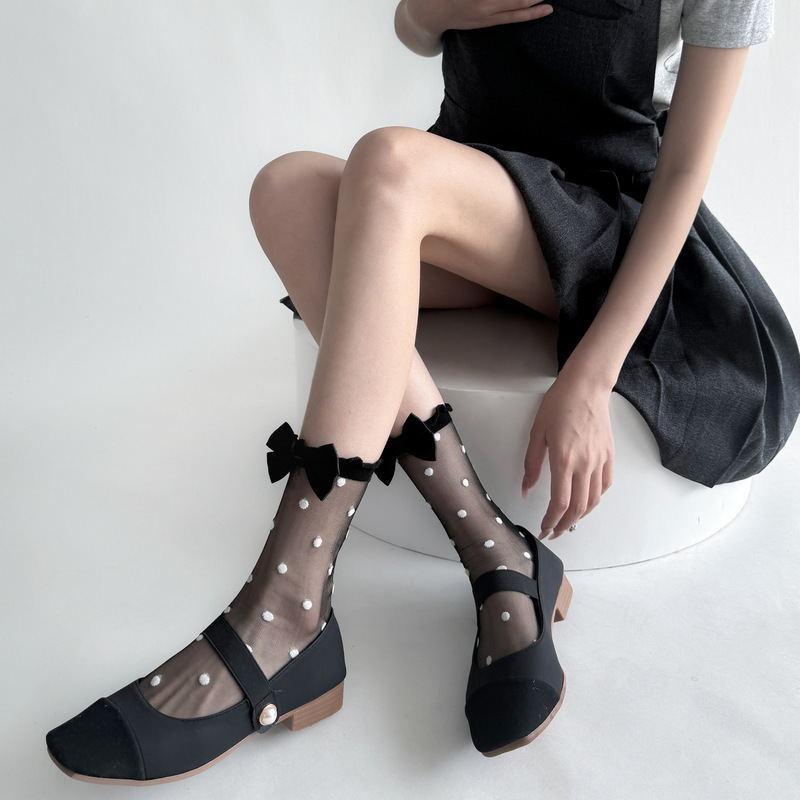 Women Socks Combed Cotton Designer Thick