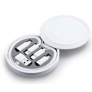 Ensemble de câbles de charge rapide PD pour téléphone portable Type-C six-en-un 60W personnalisé avec boîte de rangement Modèle 080 - Product Image 4