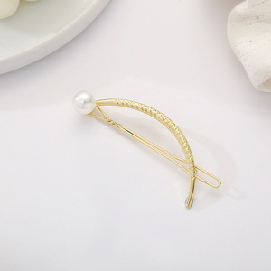 Suministro directo de fábrica Diseño de fiesta hueco de moda Estilo de Corea Aleación de oro Accesorios para el cabello para mujeres Pinza para el cabello - Product Image 3