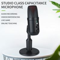 Microphone à condensateur filaire MU1000 RGB pour jeux, enregistrement en studio et diffusion en direct sur YouTube