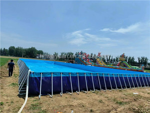 Công Viên Giải Trí Ngoài Trời Nước Chơi Thu Hút <span class=keywords><strong>Zorb</strong></span> Bóng Trò Chơi Lớn <span class=keywords><strong>Inflatable</strong></span> <span class=keywords><strong>PVC</strong></span> Và Thép Hồ Bơi Cho Công Viên Nước - Product Image 5