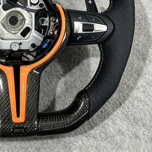 Volante de Fibra de Carbono para BMW M5 F10 F11 F06 F07 F12 F13 F01 F02 F20 F30 F32 F22 F35 con Palanca de Cambios, Accesorios para Automóviles - Product Image 5