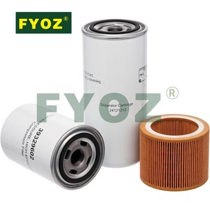 Kit de Elementos Separadores de Aceite/Aire 88171913 Filtro de Aire 39329602 Filtro de Lubricación Enroscable <span class=keywords><strong>24121212</strong></span> para Ingersoll-Rand UP5 UP6 Reemplaza - Product Image 1