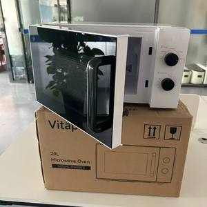 Horno <span class=keywords><strong>Microondas</strong></span> Europeo de 20L para el Hogar, Plato Giratorio de 360°, Control Mecánico, Eficiencia Energética Clase A, Ecológico, Horno de Encimera - Product Image 4