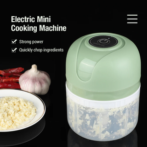 Hachoir à ail électrique <span class=keywords><strong>mini</strong></span> rechargeable USB 100 ml, robot culinaire portable pour gingembre, piment et légumes, fonctionnement à un bouton - Product Image 3