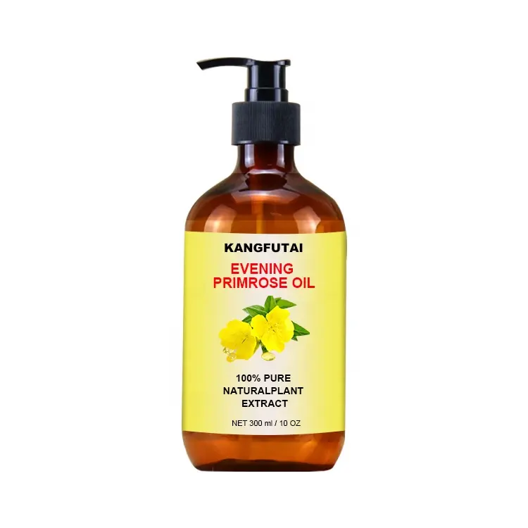 OEM evening primrose oil 300ml 100% natural pure base massage oil evening primrose oil for face and body