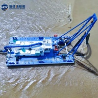 Draga de succión a chorro de 6 pulgadas de bajo consumo de combustible, equipo de dragado de ríos para limpieza de arena fluvial