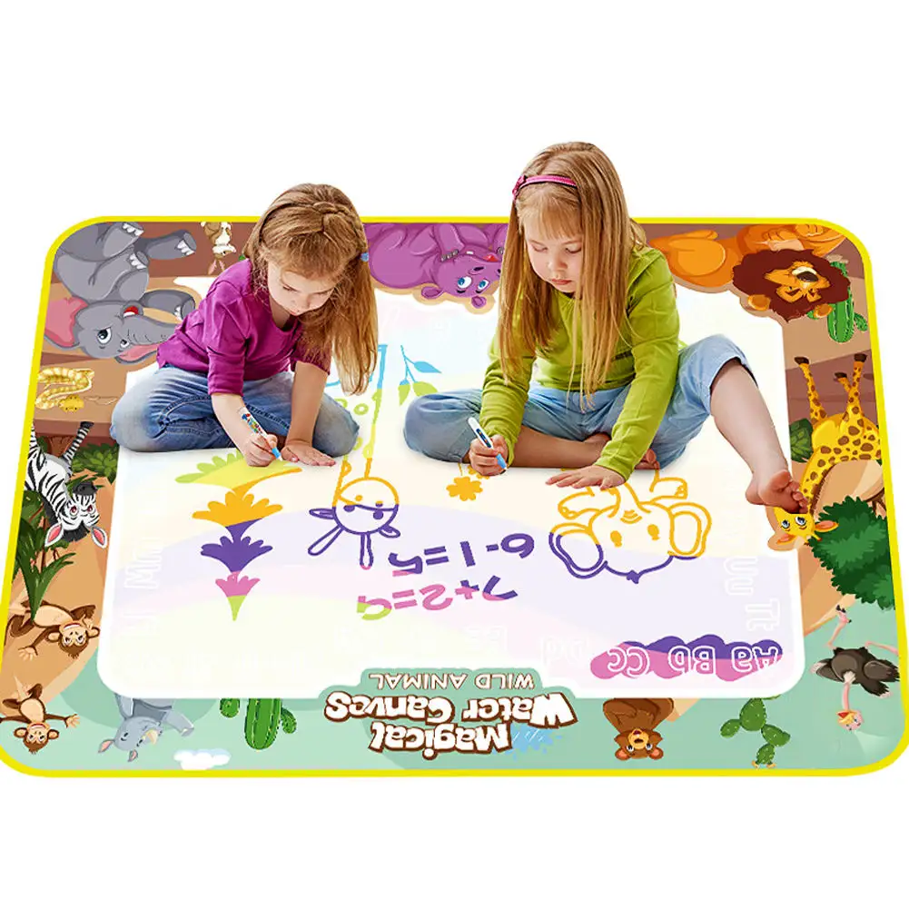 Chinois nouveaux enfants jeu éducatif peinture écriture apprentissage couleur dessin jouet magique eau dessin tapis