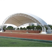 Estructura de Membrana Arquitectónica de Estilo Industrial Personalizada, Gran Toldo de Membrana Tensada para Exteriores, Ecológico para Parques