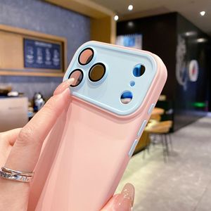 Fundas de silicona líquida de dos colores <span class=keywords><strong>con</strong></span> botón AI Big Widow para iPhone 17, 16, 15, 14, 13, anticaída - Product Image 5
