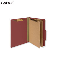 10/paquet 2 Pouces Tyvek Expansions Lettre Taille 2 Diviseur Durable 2 Broches Rouge Brique Couleur Classification Bureau Rapports dossiers