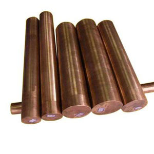 Barre ronde en cuivre non allié sur mesure (99% Cu) pour l'industrie de la décoration - Longueur sur mesure (1-6m) avec services de découpe/poinçonnage - Product Image 1