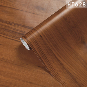 Papier peint auto-adhésif imperméable en PVC à texture <span class=keywords><strong>de</strong></span> grain <span class=keywords><strong>de</strong></span> bois moderne, épaisseur 0,3 mm, en promotion - Product Image 6