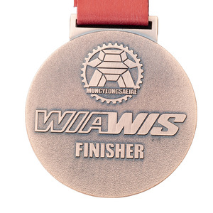 ออกแบบเหรียญโลหะสั่งทำของคุณเอง โลหะผสมสังกะสี 2 มิติ 3 มิติ สำหรับมาราธอน ฟุตบอล บาสเกตบอล เทควันโด ว่ายน้ำ รางวัลผู้เข้าเส้นชัย กีฬา - Product Image 2