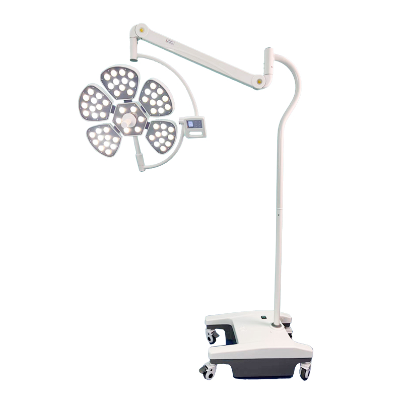 MN-LED5M Mobile Hospital Operating Lamp Hot Sale OT Light Electric Power Source LED Light Metal Material