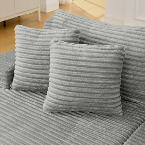 <span class=keywords><strong>Canapé</strong></span> deux <span class=keywords><strong>places</strong></span> paresseux chaise longue compressée pas d'assemblage requis tissu moelleux chaise longue moderne <span class=keywords><strong>canapé</strong></span>-<span class=keywords><strong>lit</strong></span> pour salle de cinéma - Product Image 5