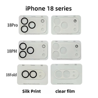 Protector de Lente de Cámara de Vidrio Templado 9H con Cobertura Total 3D, Película Protectora Antirrayas para iPhone 17 18 Pro Max Air Fold Xiaomi 17 Pro
