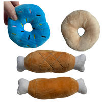 Yisipet Gros Chien En Peluche Grinçant Jouets Petit Pet Squeaker Jouet pour Chiot