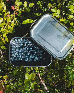 Bencircle CS05 Stainless steel food <b>storage</b> container, outdoor picnic box, food-grade office lunch box, double-locking lunch box - Product Image 5
