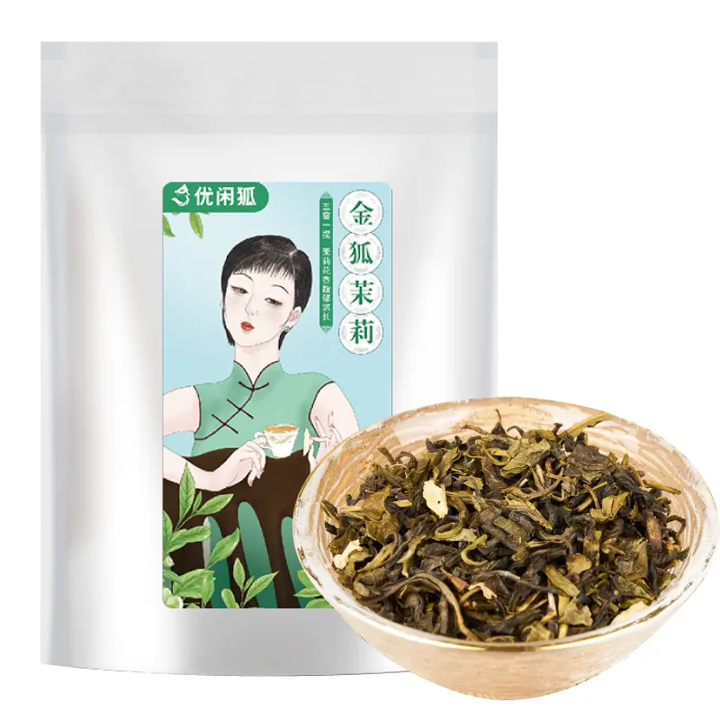 500g Jassmine Grüntee Blume Bio für Milch Bubble Tea Drink Chinesischer Grüner Jasmin tee