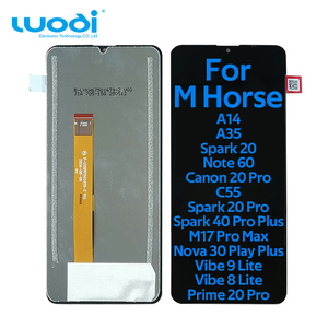 อะไหล่หน้าจอแบบ Full HD ของแท้สำหรับ M A35 A14ม้า C55 <span class=keywords><strong>Spark</strong></span> 20 Note 60 Canon 20 PRO VIBE 9 Lite lcds ซ่อมแซมชิ้นส่วน - Product Image 1