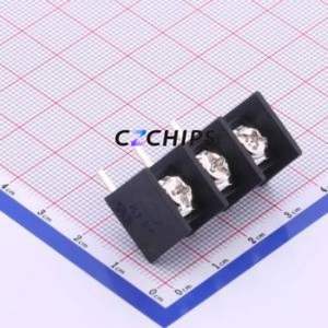 KF55R-10.0-3P Barrier Terminal Block Bent Lead Through Hole,P=10mm Connector Two Sides 10mm 1x3P Right Angle Pin - Product Image 1