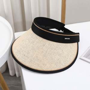 Nuevo Sombrero de Paja Plegable para Mujer con Visera, Bordado 3D y Diseño en Relieve - Ideal para Viajes, Pesca y Esquí - Product Image 6