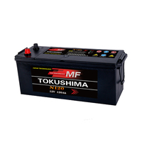 Batterie de voiture scellée au plomb pur haute performance TOKUSHIMA N120 115F51 MF, puissance de démarrage élevée 12V 120Ah, longue durée de vie pour voitures et camions