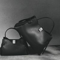 Bolsa de Viaje Grande Personalizada de Primera Calidad para Mujer, con Cierre, de Cuero Grueso, Diseño de Lujo OEM