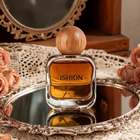 En stock, flacons de parfum personnalisables en usine, 30 ml, 50 ml, 100 ml, flacon de parfum carré de luxe avec bouchon vaporisateur, flacon de parfum en verre