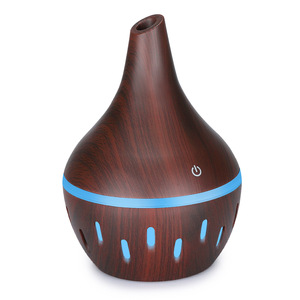 Wood Grain Humidifier Usb Powered Home Indoor Air <b>Moisturizer</b> With Slanted Spout Less Than 0.5L Capacity - Product Image 1